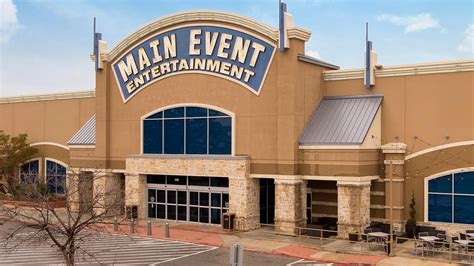 Main event sa tx - Main Event Entertainment - Humble the most FUN you can have under one roof. Main Event is THE dining and entertainment destination that offers more ways to have family FUN than you can pack into one visit! ... TX 77338-1681. Reach out directly. Visit website Call. Full view. Best nearby. Restaurants. 223 within 3 miles. Starbucks. 8. 0.4 mi ...